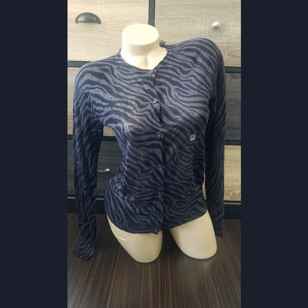 LOFT long sleeve sheer cardigan knit